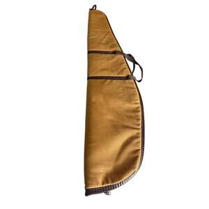 Tan Soft Rifle/Shotgun Case ~52" – Padded, Full-Length Zip, Dual Handles